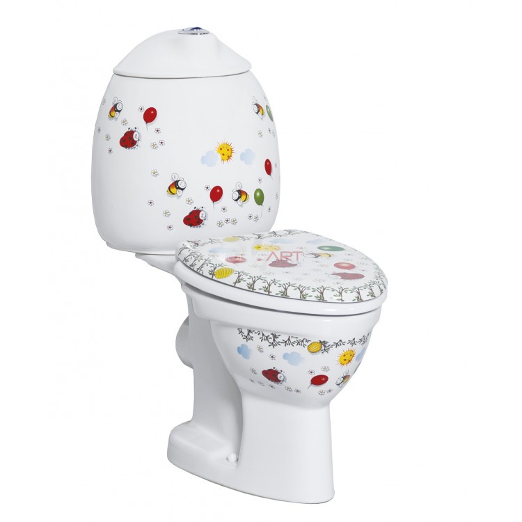 Creavit Çocuk CK310.000F0 Set Duvara Dayalı Klozet Takımı